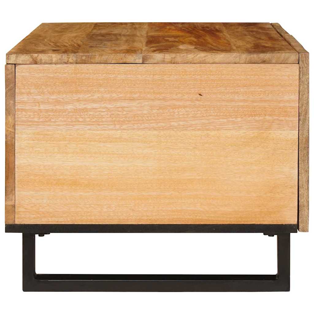 Table basse Naturel 80 x 50 x 40 cm Bois de mangue massif