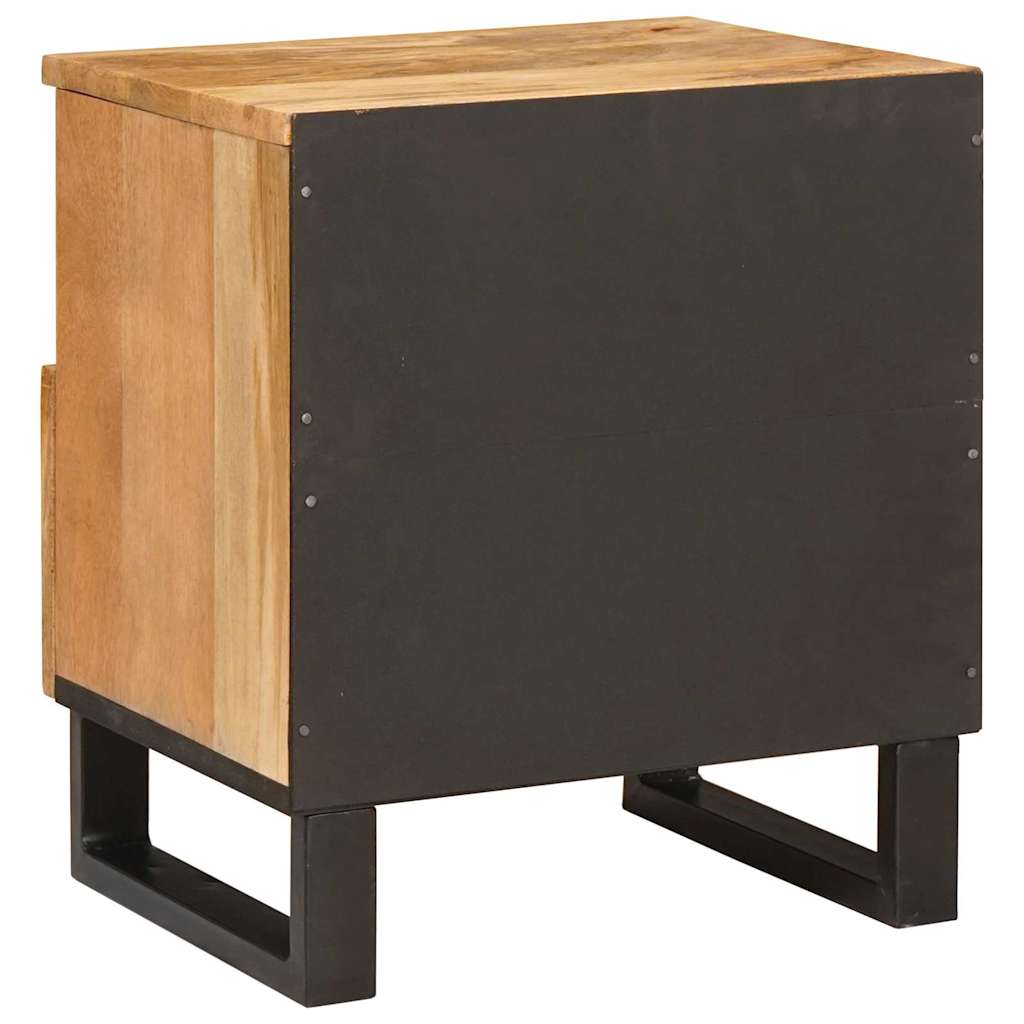 Cabinet de chevet Naturel 40 x 33 x 46 cm Bois de mangue massif