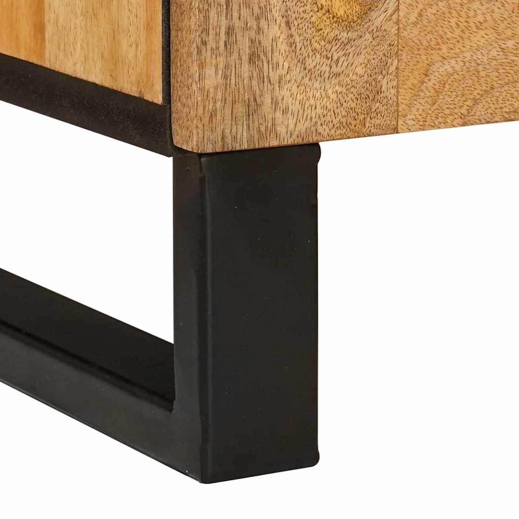 Cabinet de chevet Naturel 50 x 33 x 60 cm Bois de mangue massif