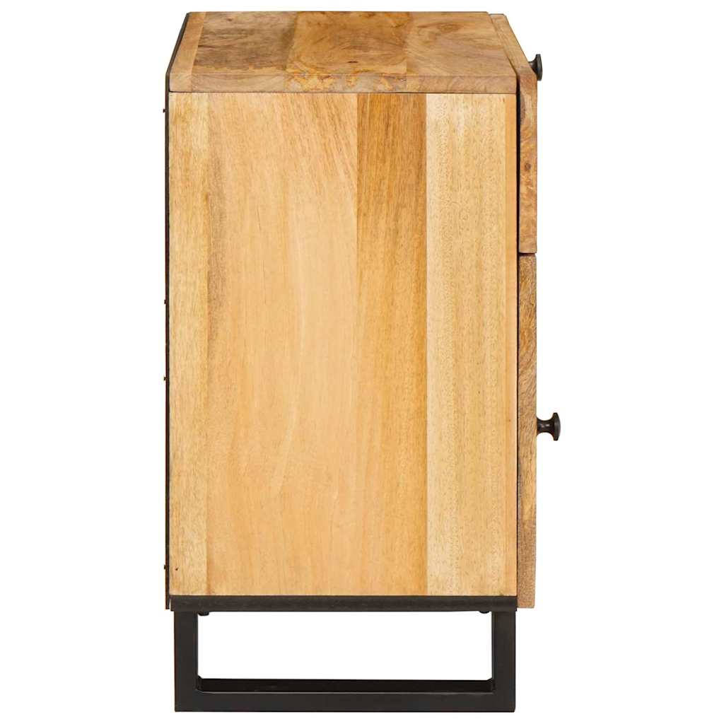 Cabinet de chevet Naturel 50 x 33 x 60 cm Bois de mangue massif