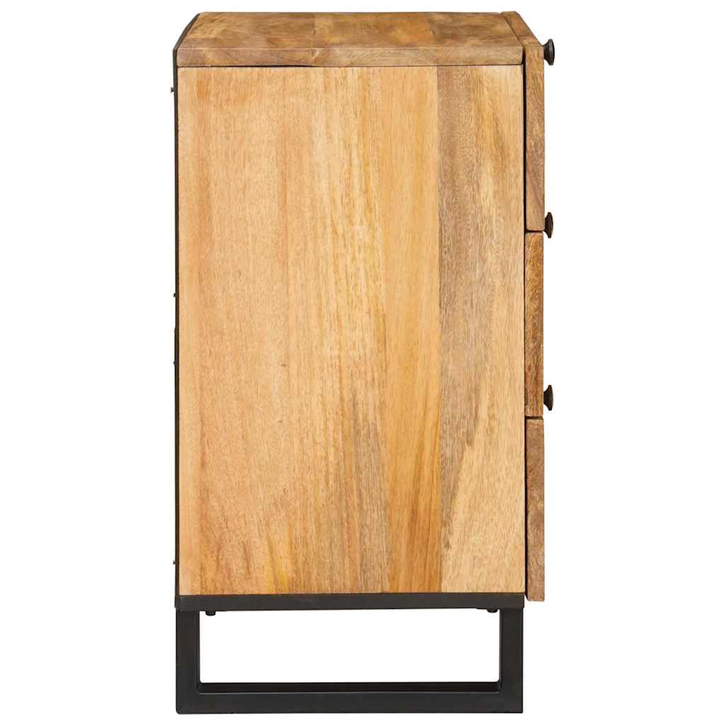 Cabinet de chevet Naturel 50 x 33 x 60 cm Bois de mangue massif