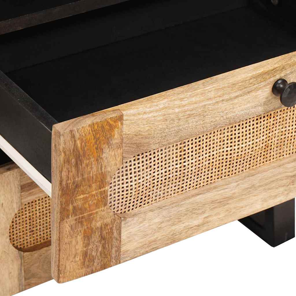 Cabinet de chevet Naturel 50 x 33 x 62 cm Bois de mangue massif