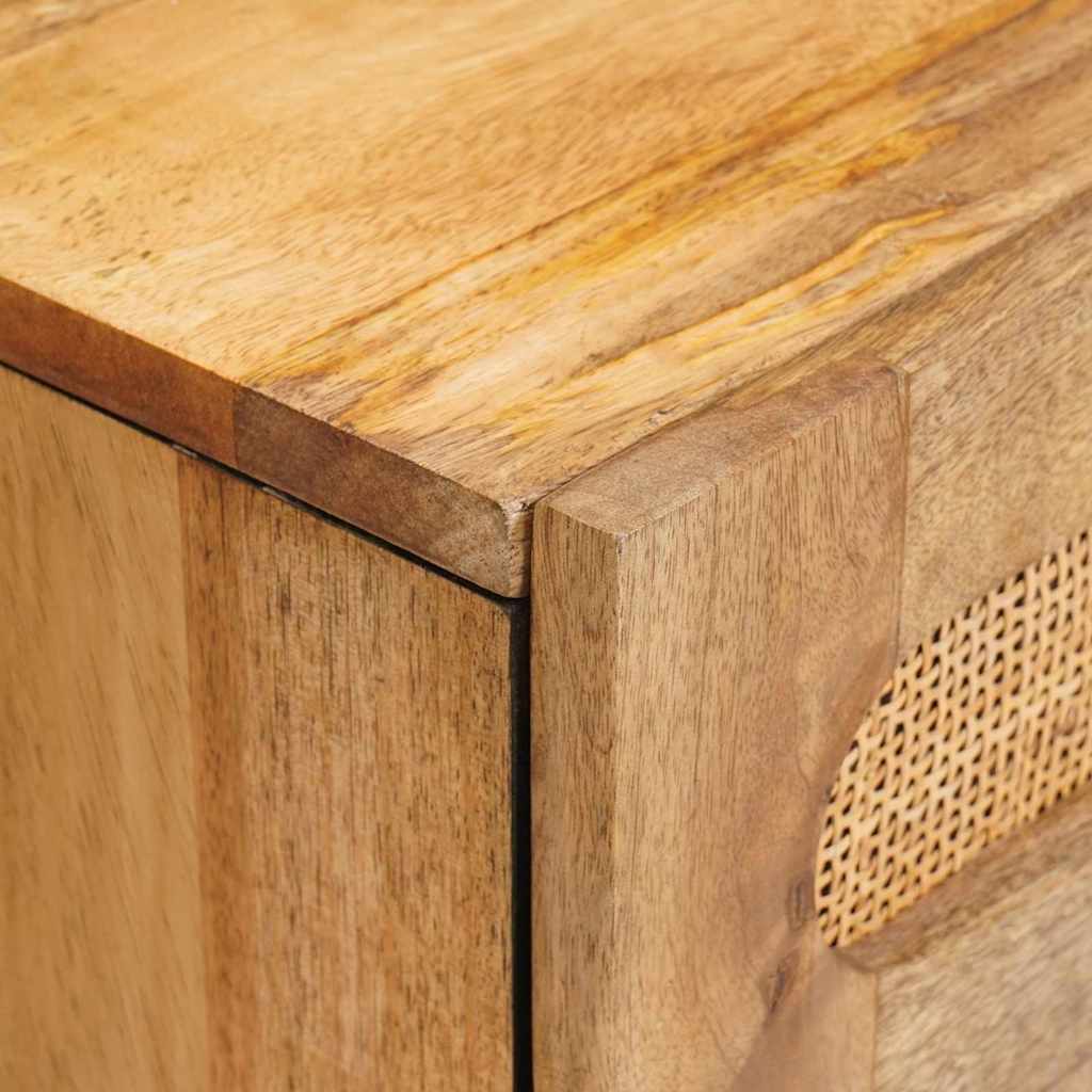 Cabinet de chevet Naturel 50 x 33 x 60 cm Bois de mangue massif