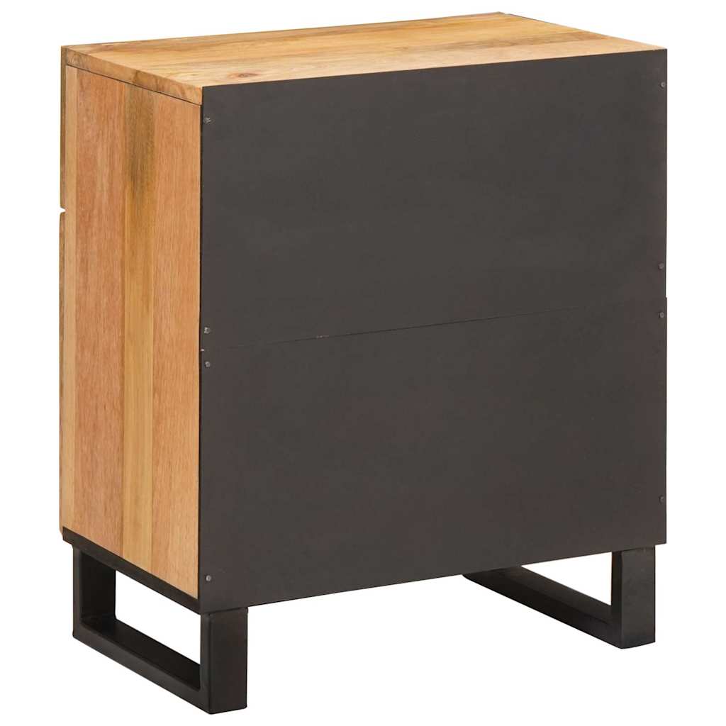 Cabinet de chevet Naturel 50 x 33 x 60 cm Bois de mangue massif