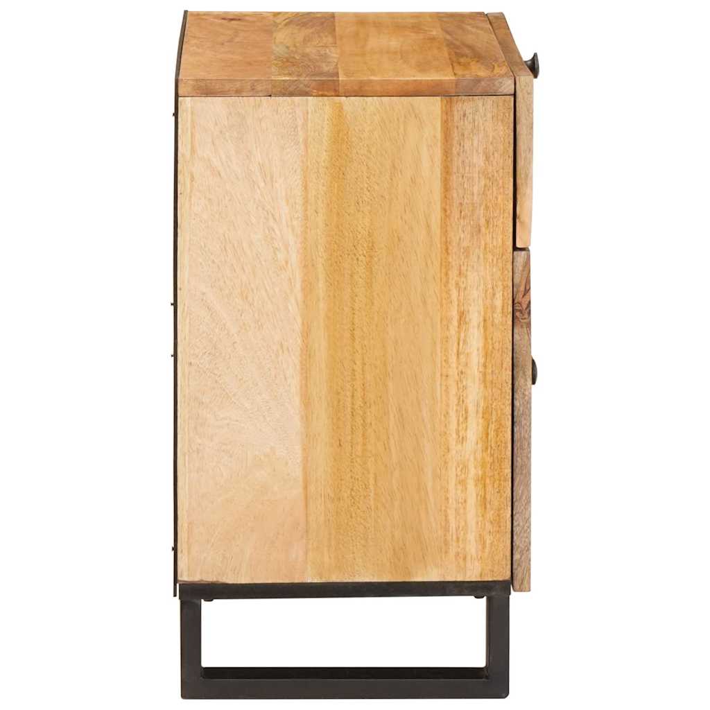 Cabinet de chevet Naturel 50 x 33 x 60 cm Bois de mangue massif