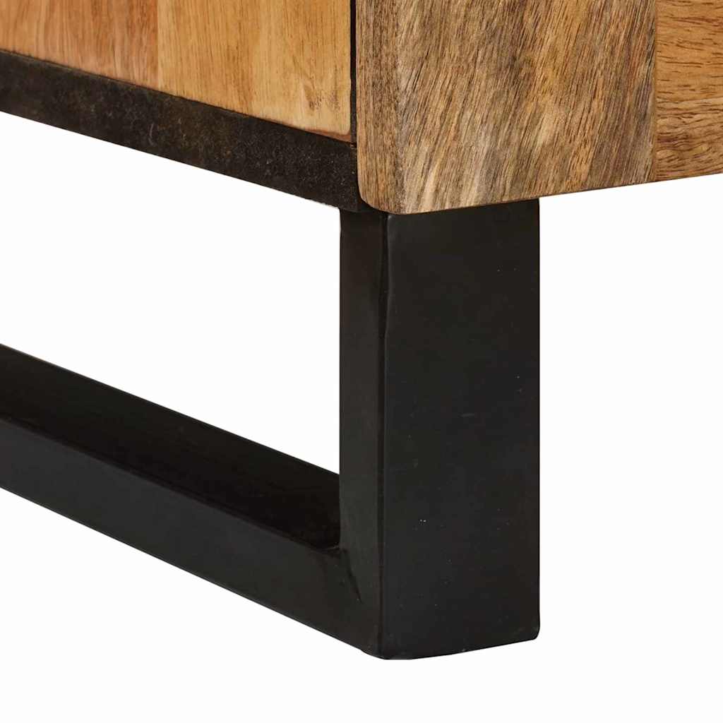 Meuble TV Marron 105 x 33 x 46 cm Bois de mangue massif - XIOS