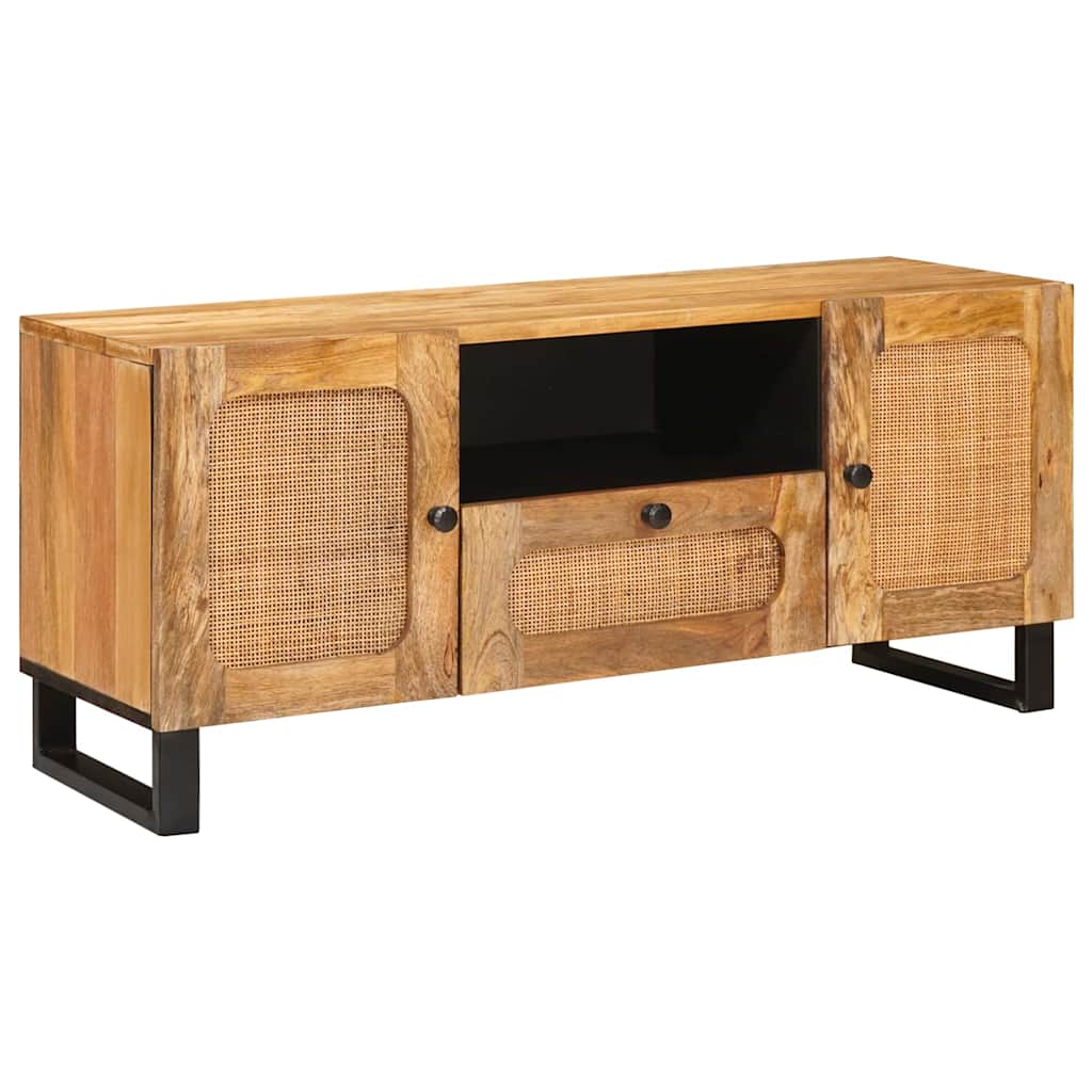 Meuble TV Marron 105 x 33 x 46 cm Bois de mangue massif - XIOS