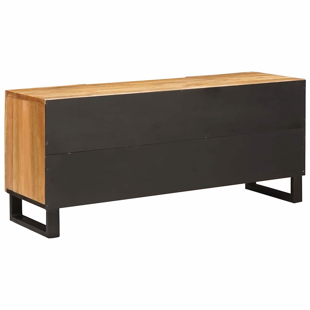 Meuble TV Marron 105 x 33 x 46 cm Bois de mangue massif - XIOS