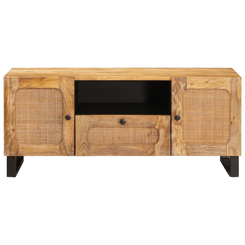Meuble TV Marron 105 x 33 x 46 cm Bois de mangue massif - XIOS