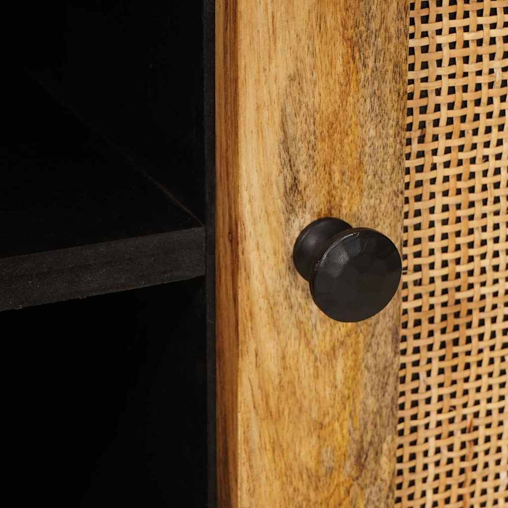 Meuble TV Marron 80 x 33 x 46 cm Bois de mangue massif - XIOS