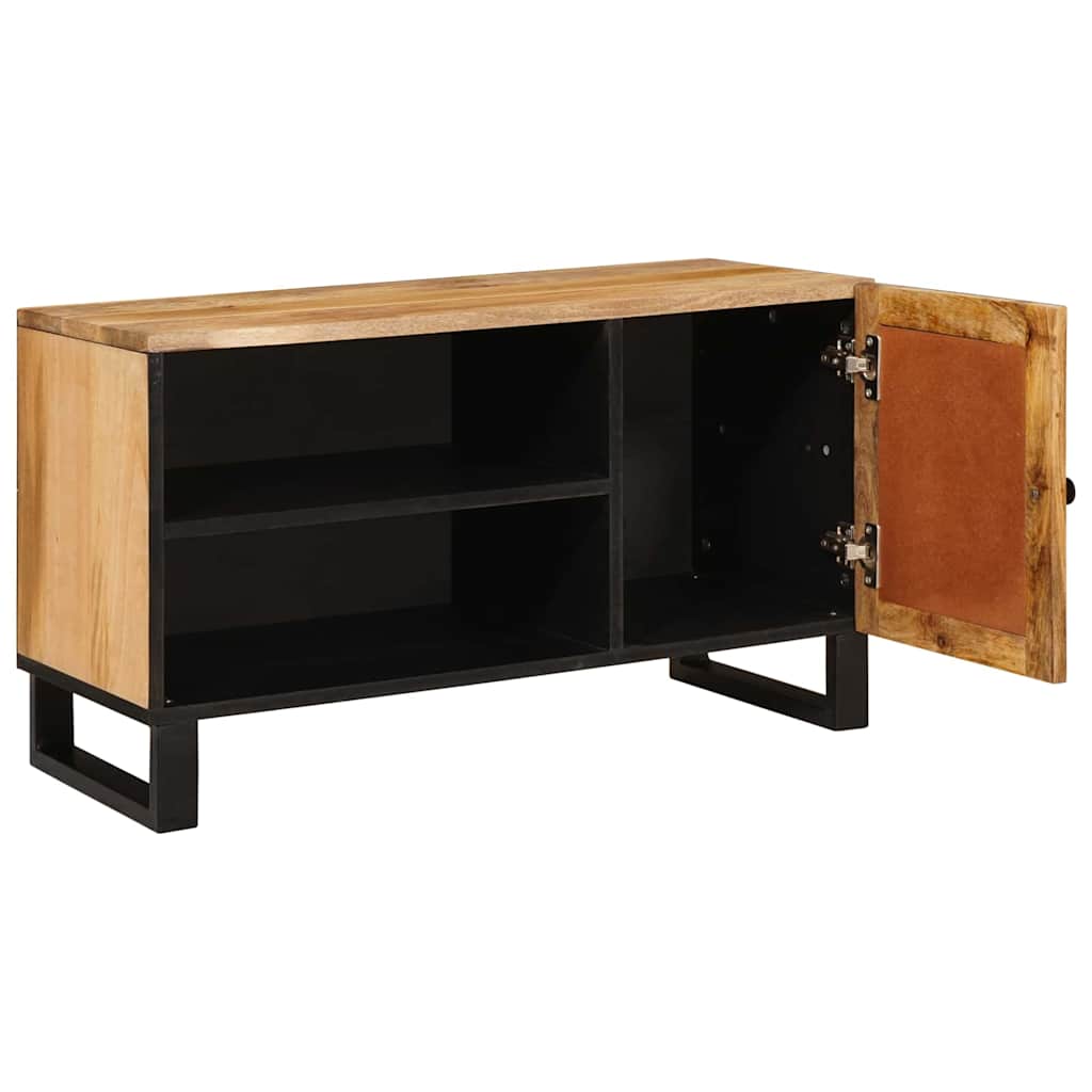 Meuble TV Marron 80 x 33 x 46 cm Bois de mangue massif - XIOS