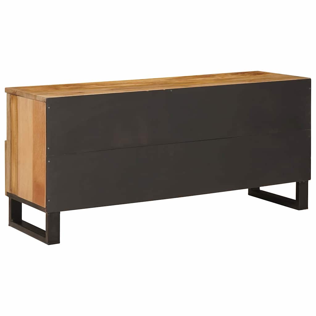 Meuble TV Marron 100 x 33 x 46 cm Bois de mangue massif - XIOS