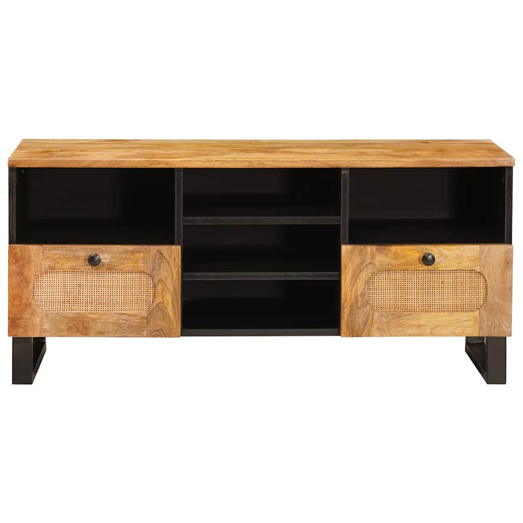 Meuble TV Marron 100 x 33 x 46 cm Bois de mangue massif - XIOS