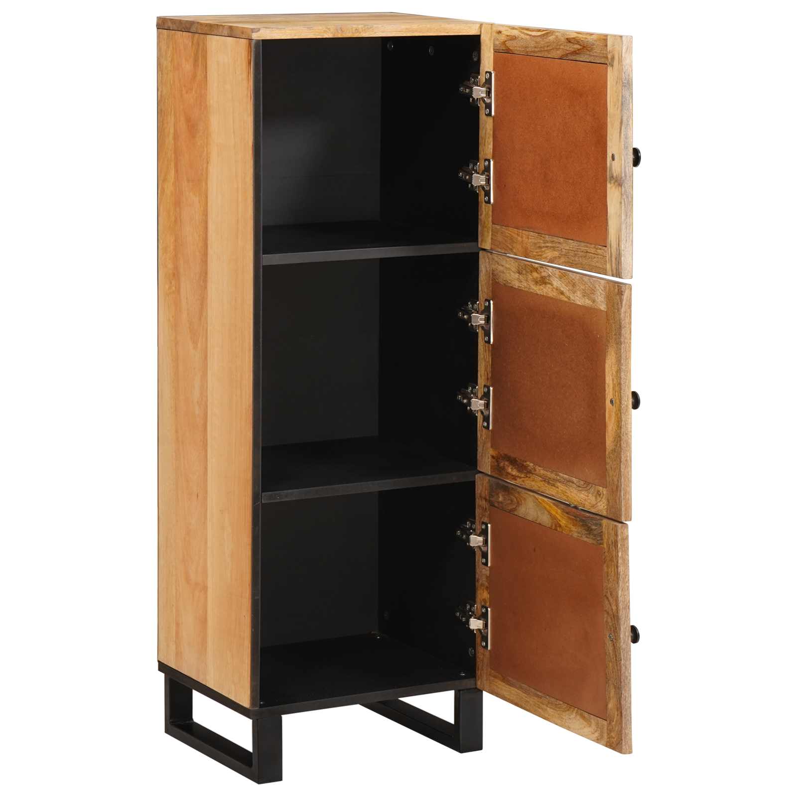 Haut Armoire Marron 90 x 33 x 75 cm Bois de mangue massif - XIOS