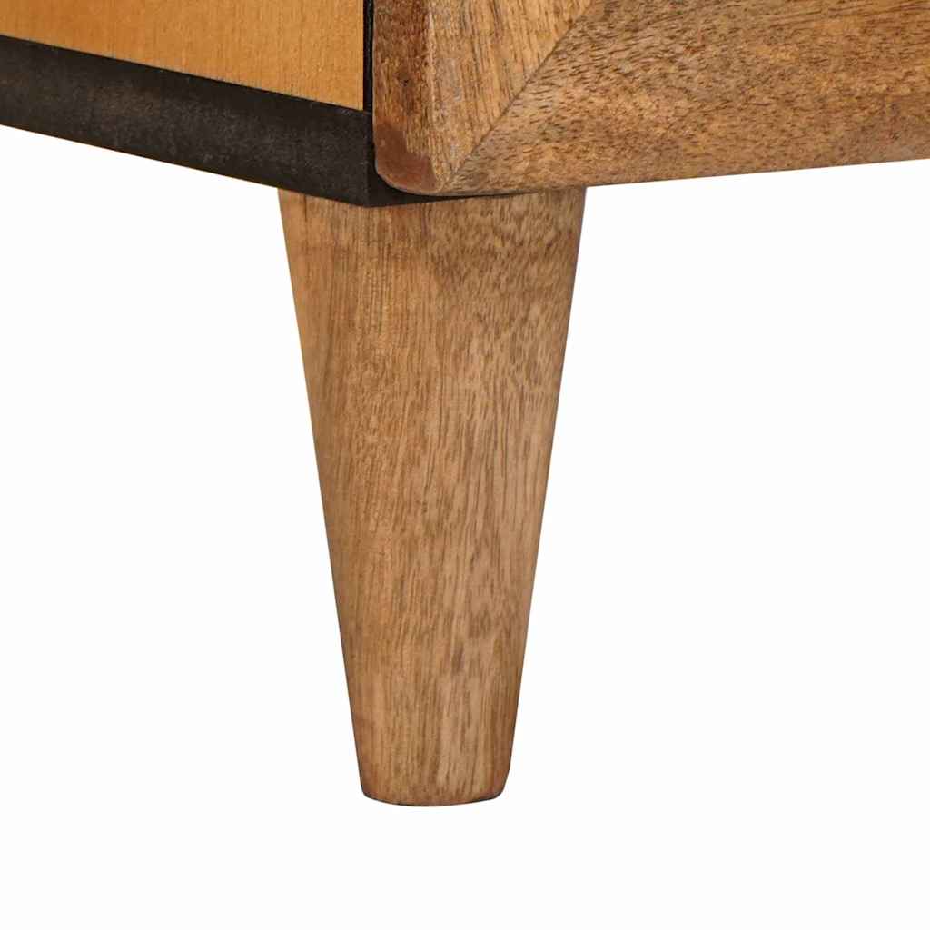Meuble TV Marron clair 105 x 33 x 46 cm bois de manguier massif - XIOS