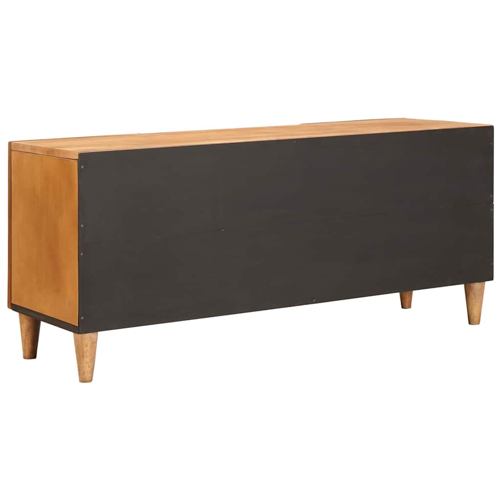 Meuble TV Marron clair 105 x 33 x 46 cm bois de manguier massif - XIOS
