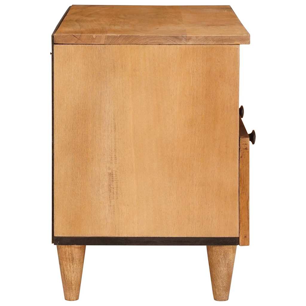 Meuble TV Marron clair 70 x 33 x 46 cm bois de manguier massif XIOS