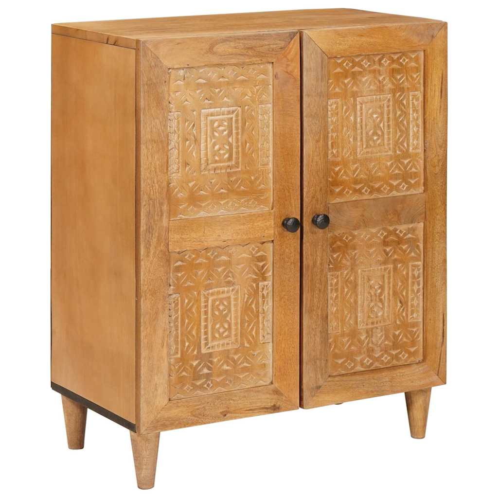 Buffet Marron clair 60 x 33 x 75 cm bois de manguier massif