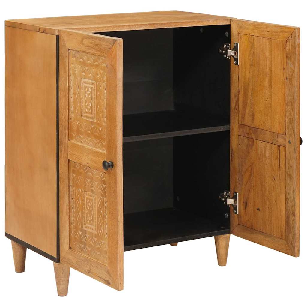 Buffet Marron clair 60 x 33 x 75 cm bois de manguier massif