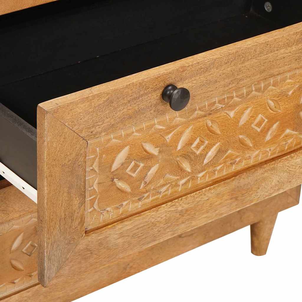 Buffet Marron clair 60 x 33 x 75 cm bois de manguier massif