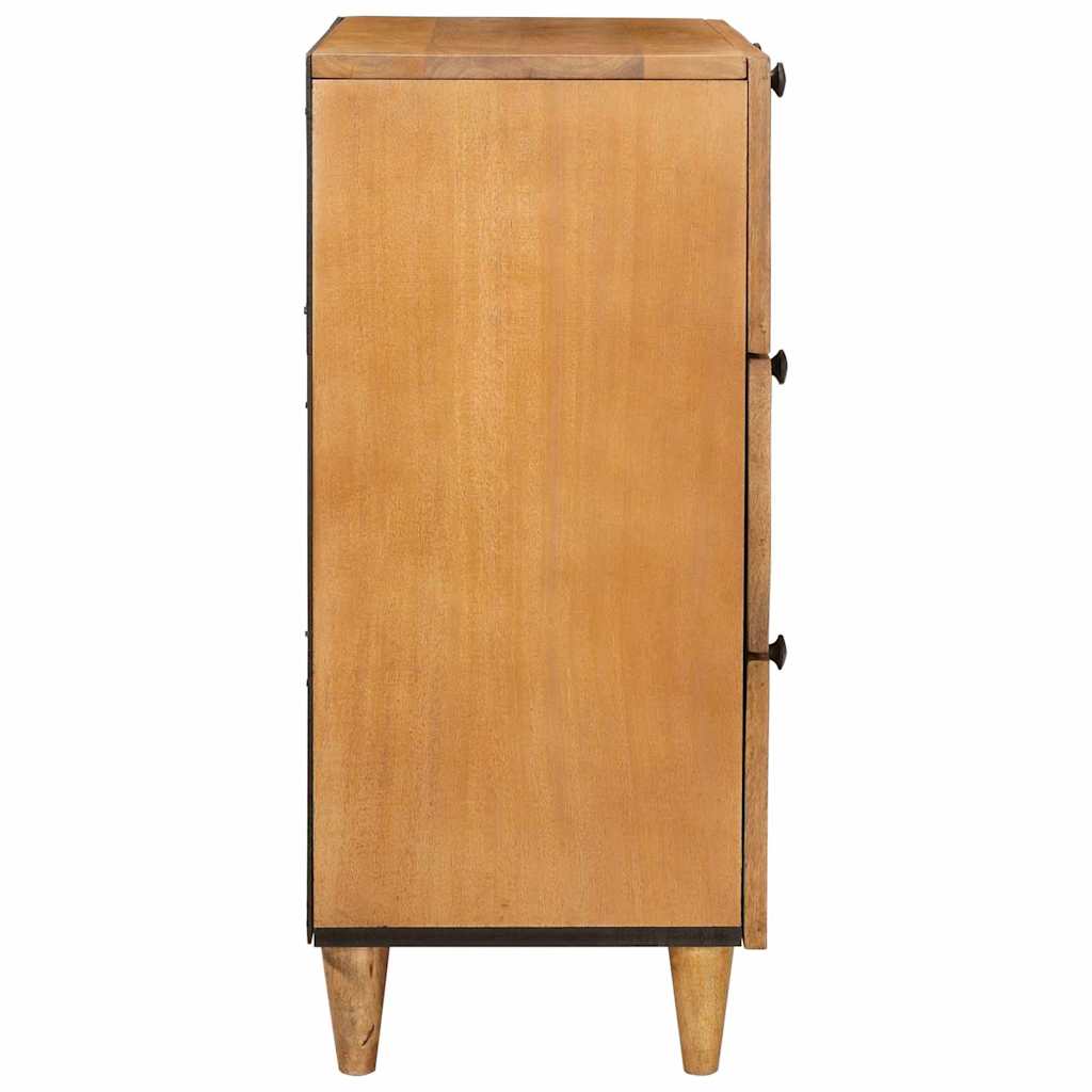 Buffet Marron clair 60 x 33 x 75 cm bois de manguier massif
