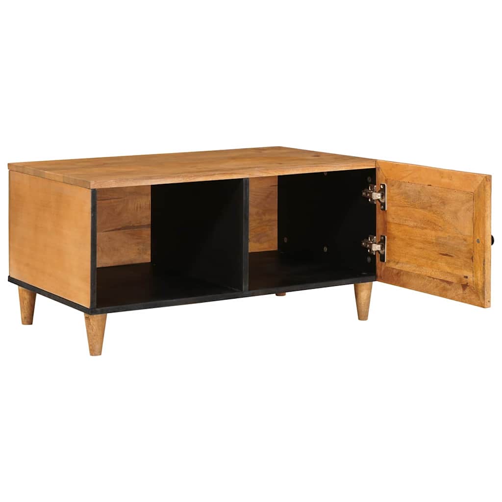 Table basse avec étagère Marron clair 80 x 50 x 40 cm - XIOS