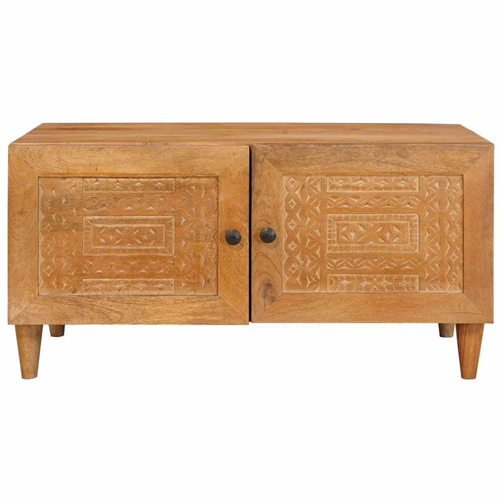 Table basse avec stockage Marron clair 80 x 50 x 40 cm - XIOS