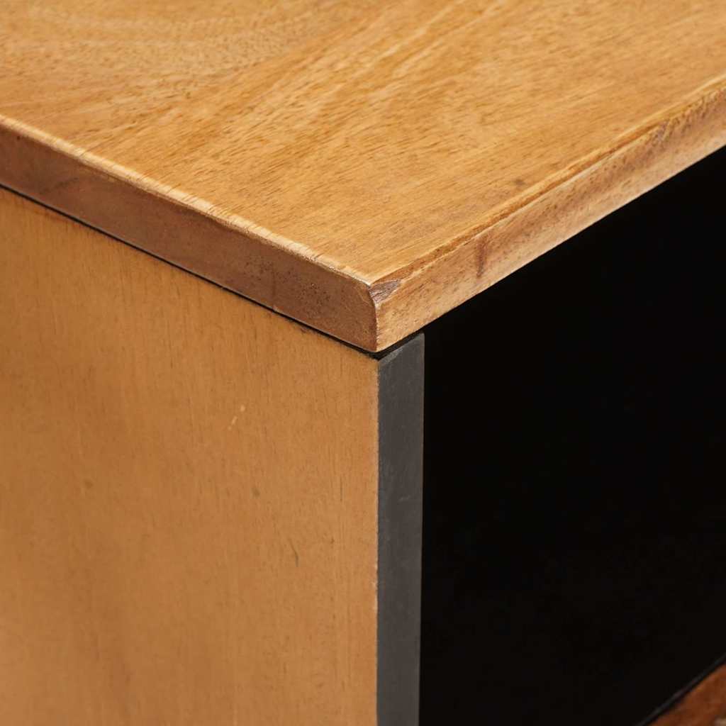 Table de chevet avec tiroir Marron clair 50 x 33 x 60 cm - XIOS