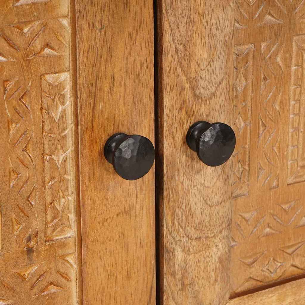 Table de chevet avec tiroir Marron clair 50 x 33 x 60 cm - XIOS