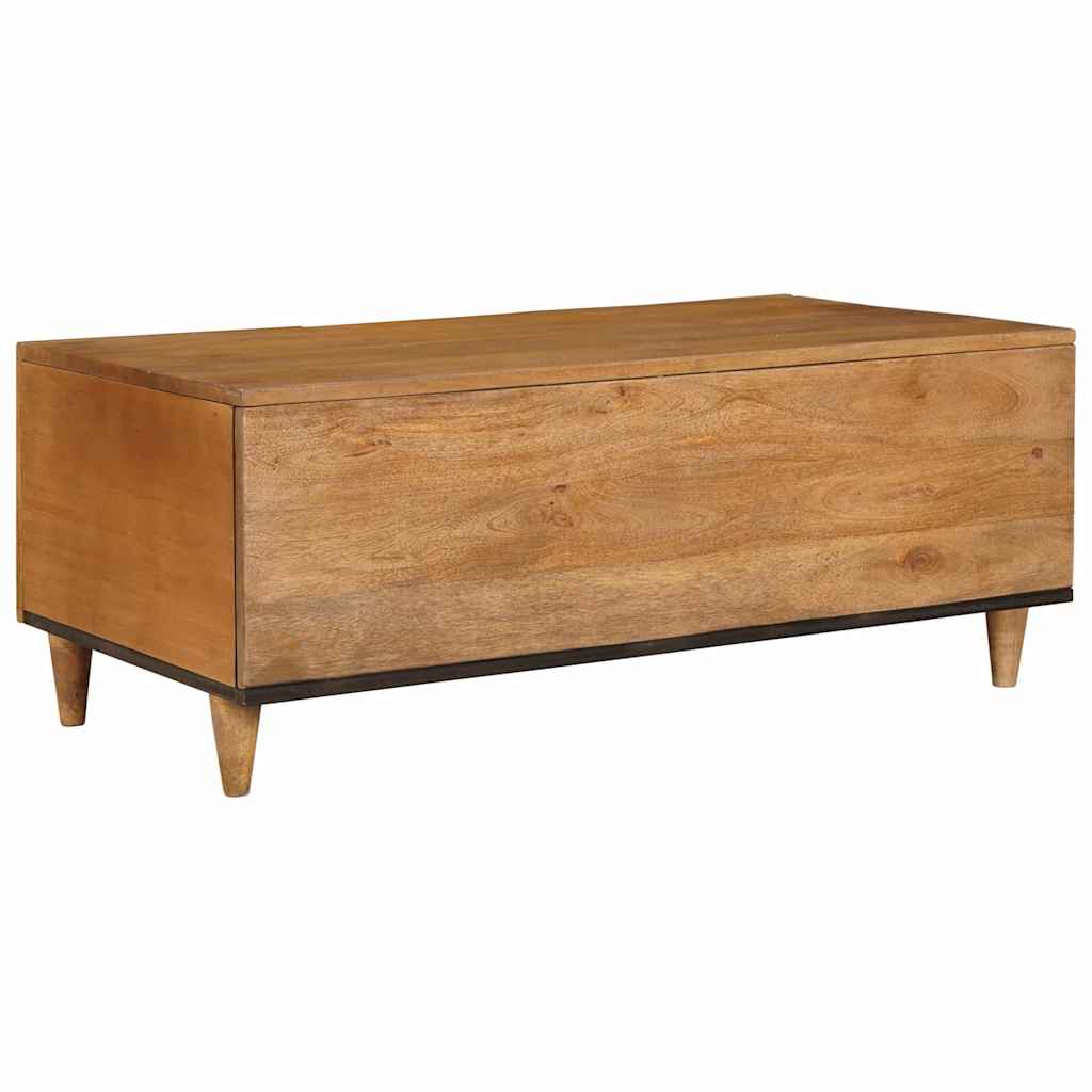 Table basse avec étagère Marron clair 100 x 54 x 40 cm - XIOS
