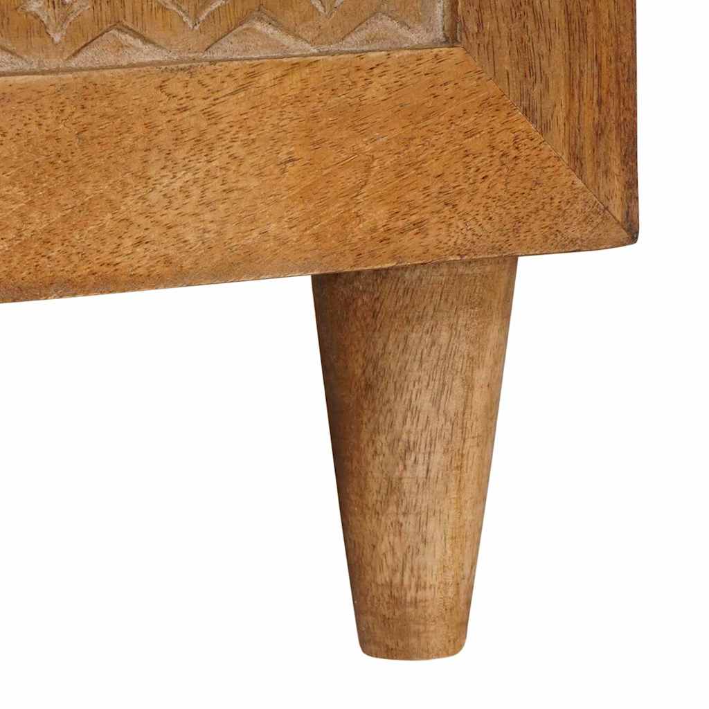 Meuble TV Marron clair 105 x 33 x 46 cm bois de manguier massif XIOS