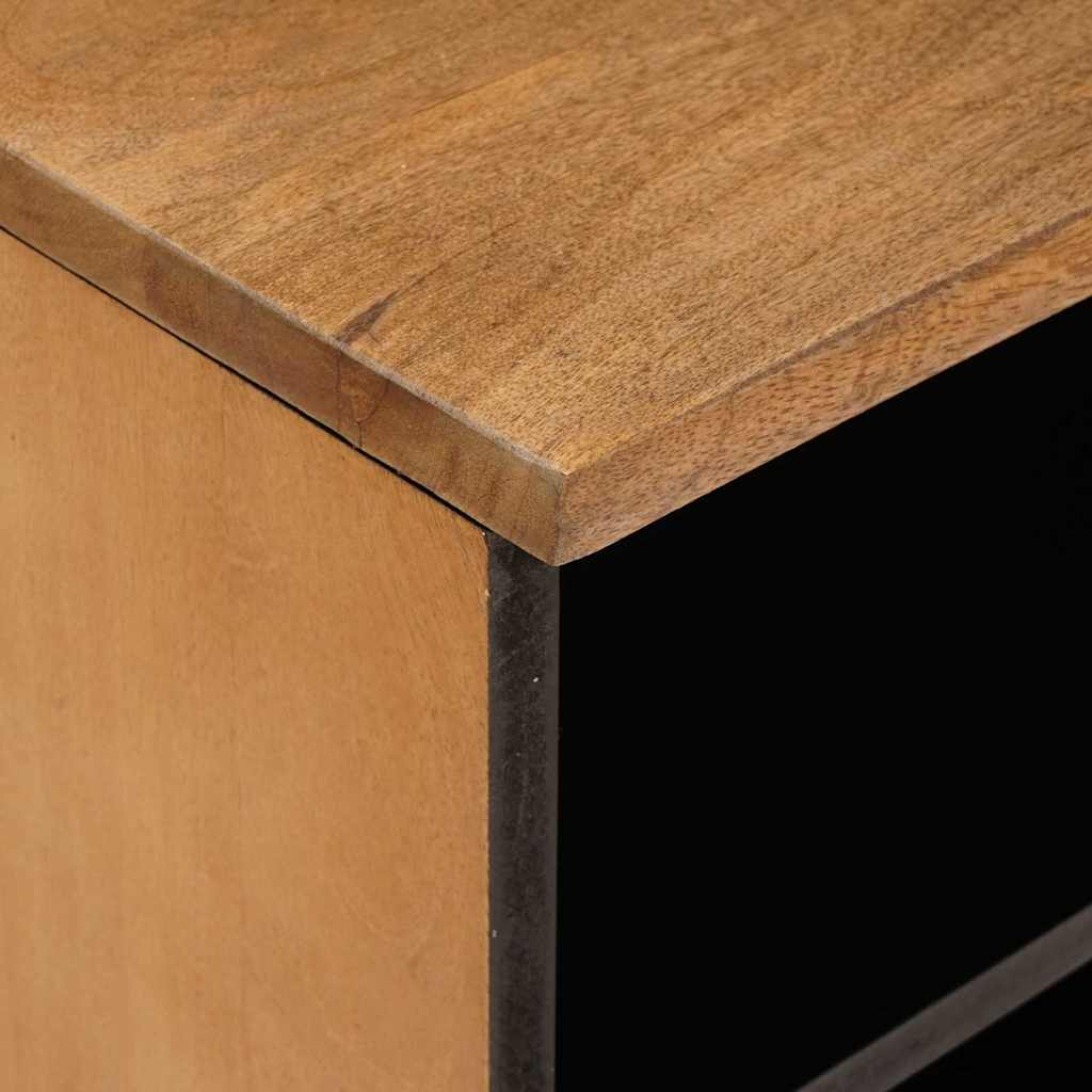 Meuble TV Marron clair 105 x 33 x 46 cm bois de manguier massif XIOS