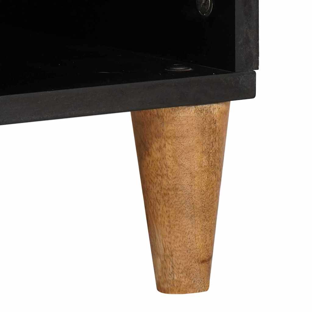 Meuble TV Marron clair 105 x 33 x 46 cm bois de manguier massif XIOS