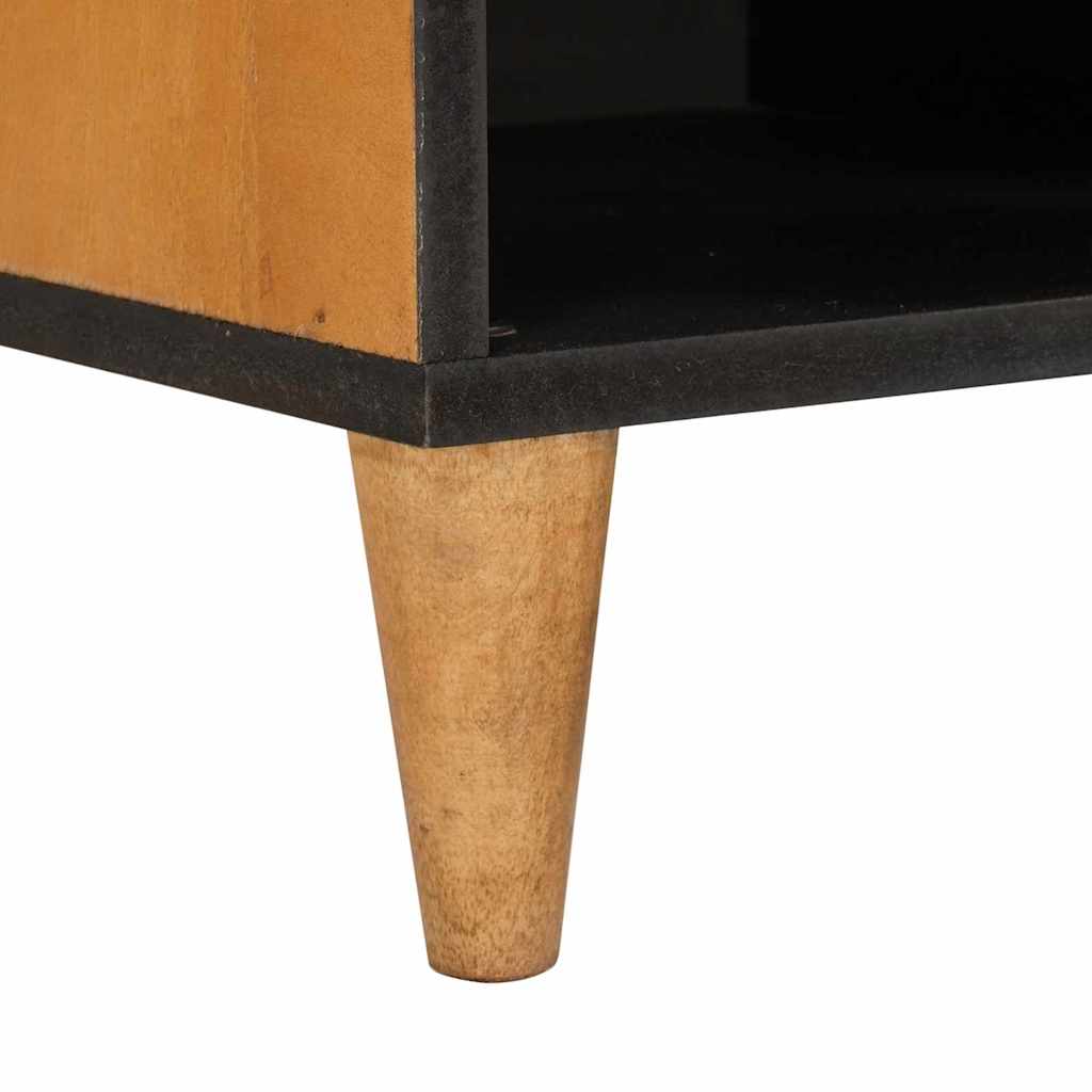 Meuble TV Marron clair 80 x 33 x 46 cm bois de manguier massif XIOS