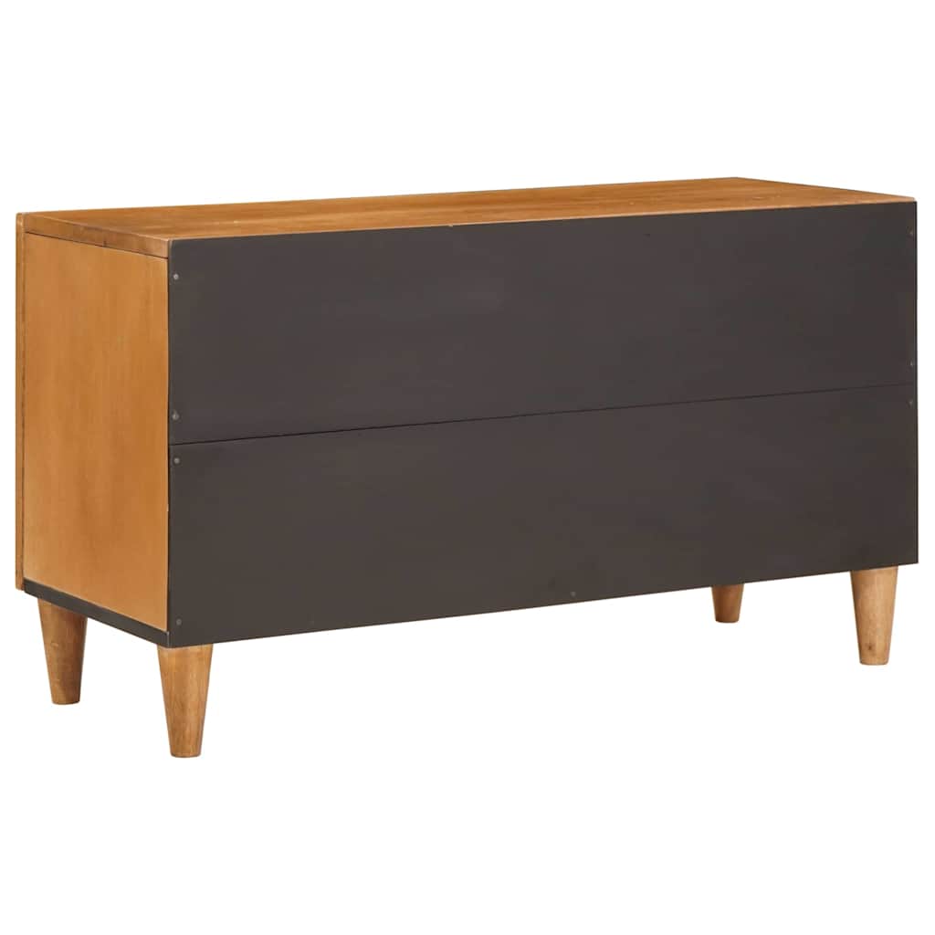 Meuble TV Marron clair 80 x 33 x 46 cm bois de manguier massif XIOS