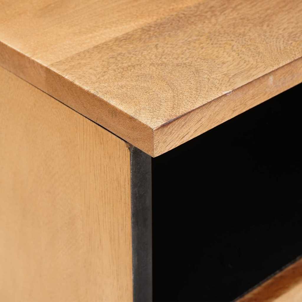 Meuble TV Marron clair 100 x 33 x 46 cm bois de manguier massif XIOS