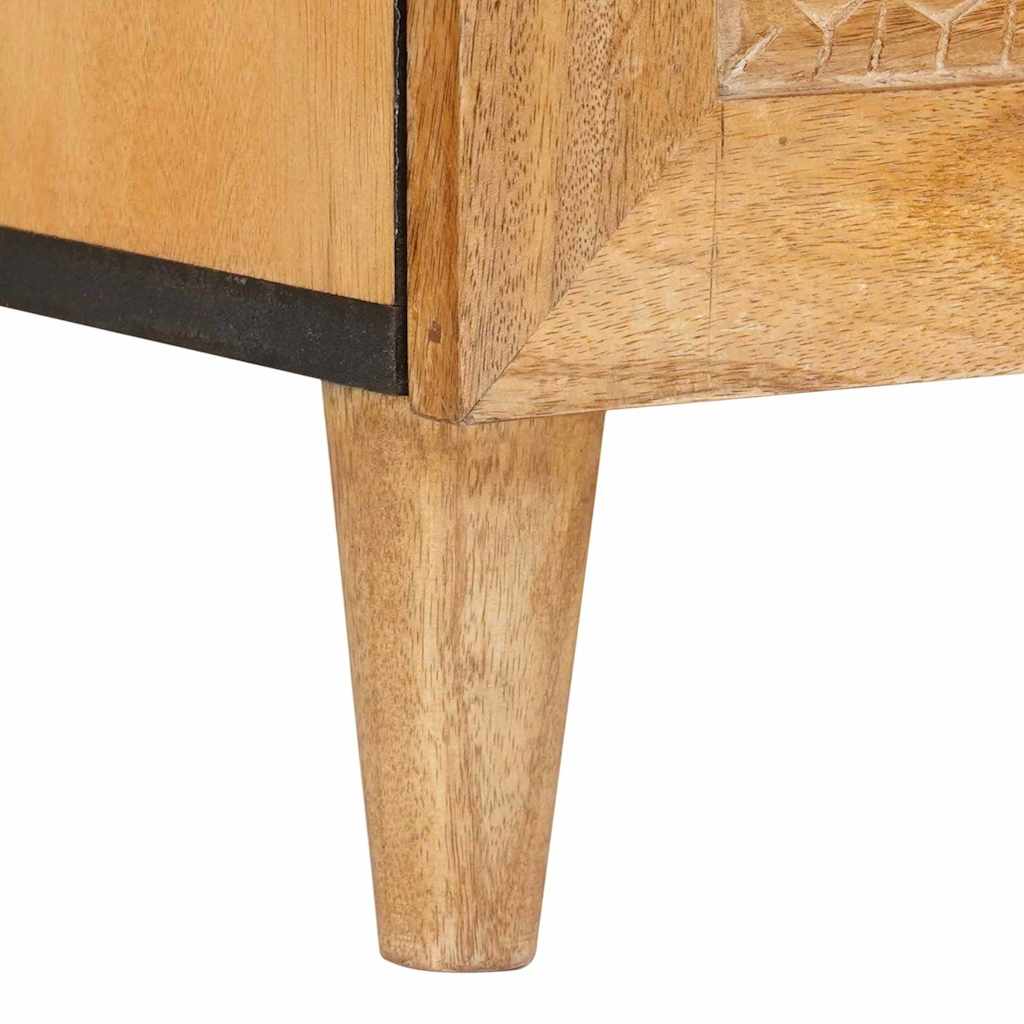 Meuble TV Marron clair 100 x 33 x 46 cm bois de manguier massif XIOS