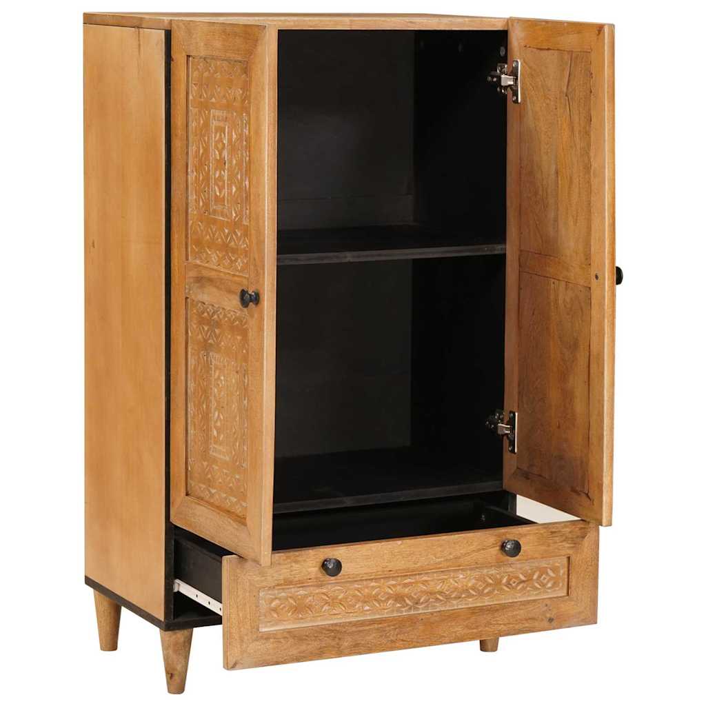 Haut Armoire avec tiroir Marron clair 60 x 33 x 100 cm