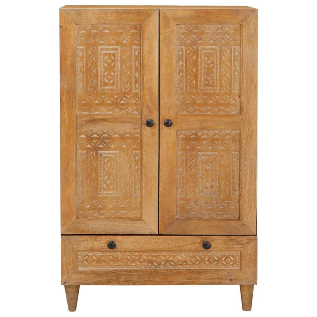 Haut Armoire avec tiroir Marron clair 60 x 33 x 100 cm - XIOS