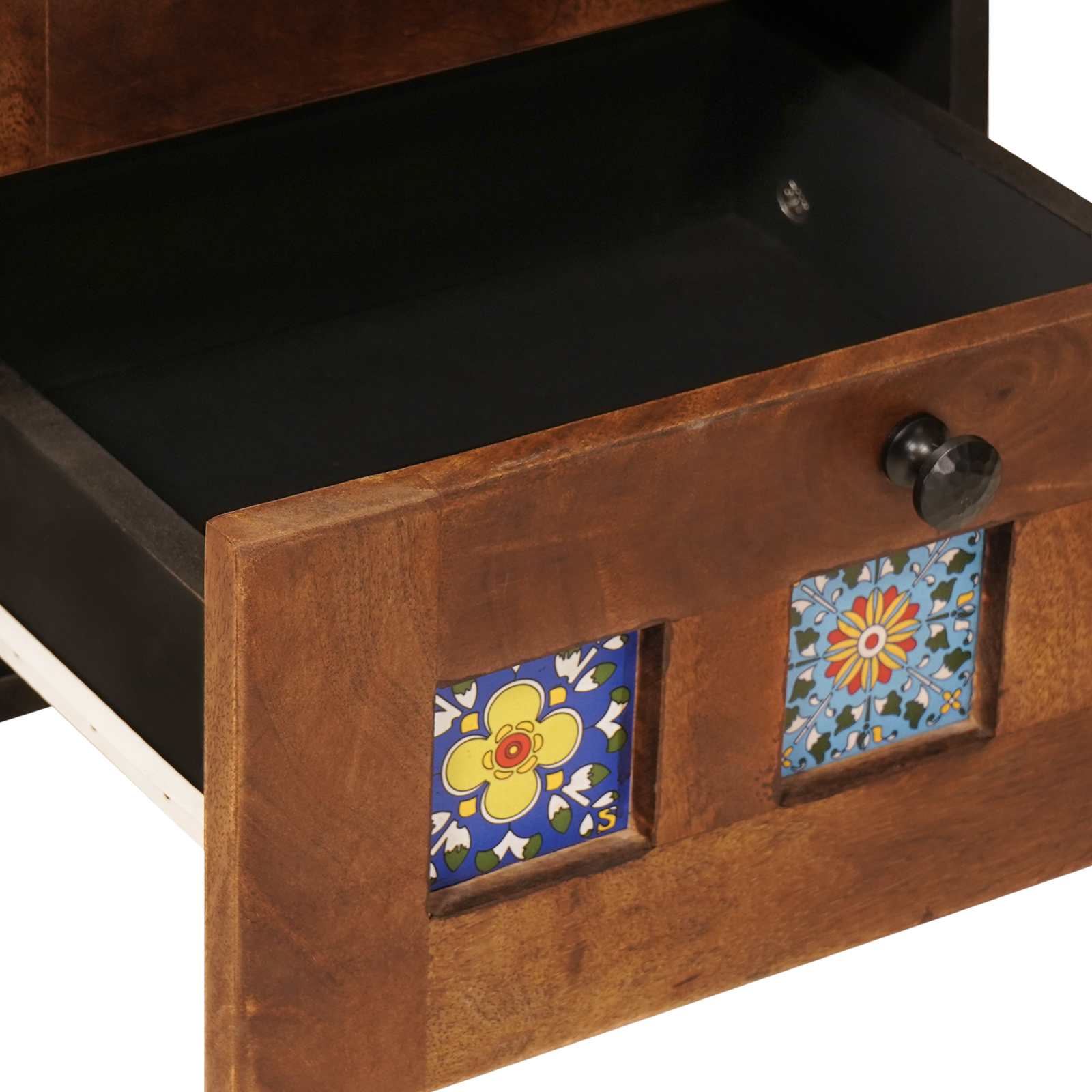 Cabinet de chevet avec tiroir Marron 40 x 33,5 x 46 cm - XIOS