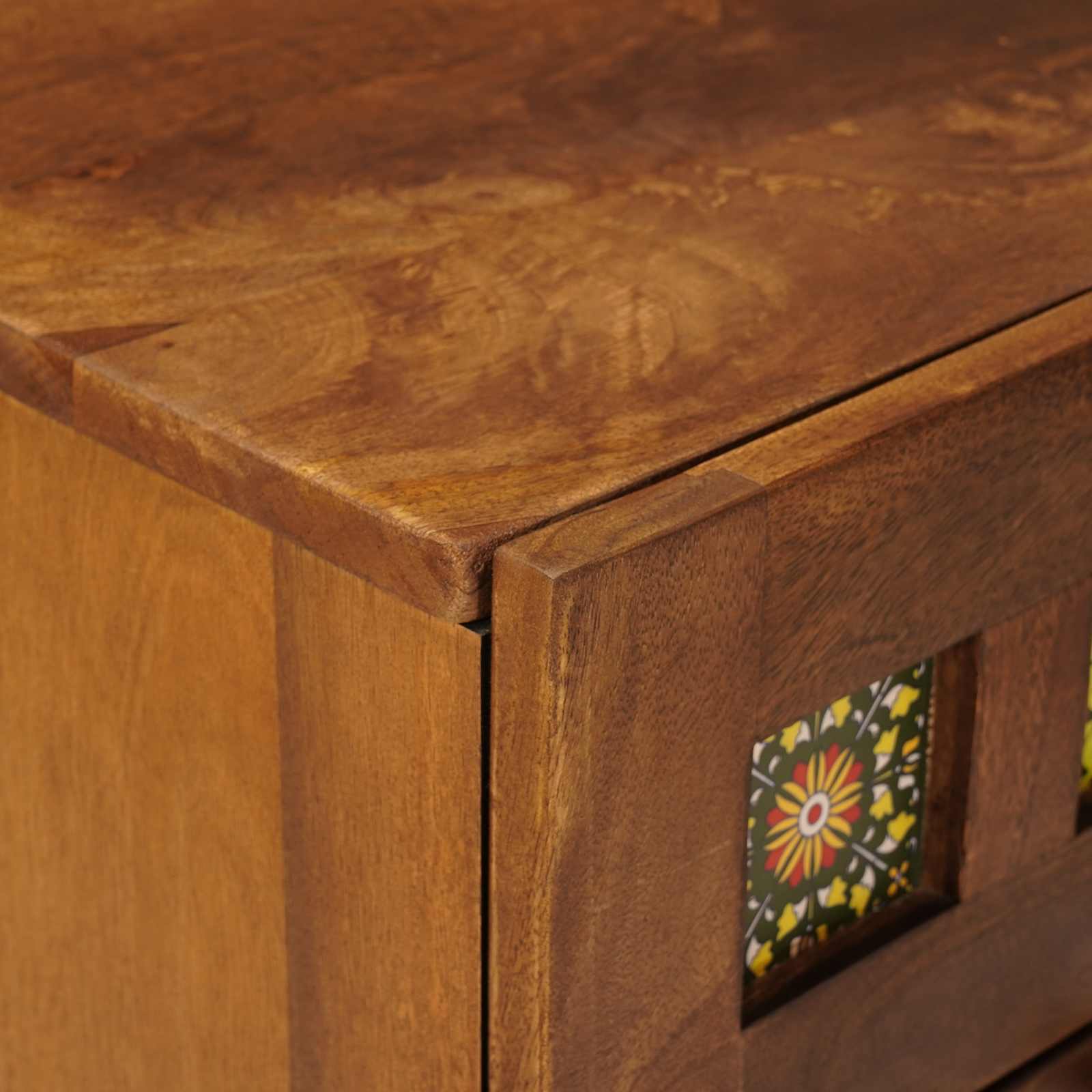 Cabinet de chevet avec tiroir 2 pcs Marron 40 x 33 x 46 cm - XIOS