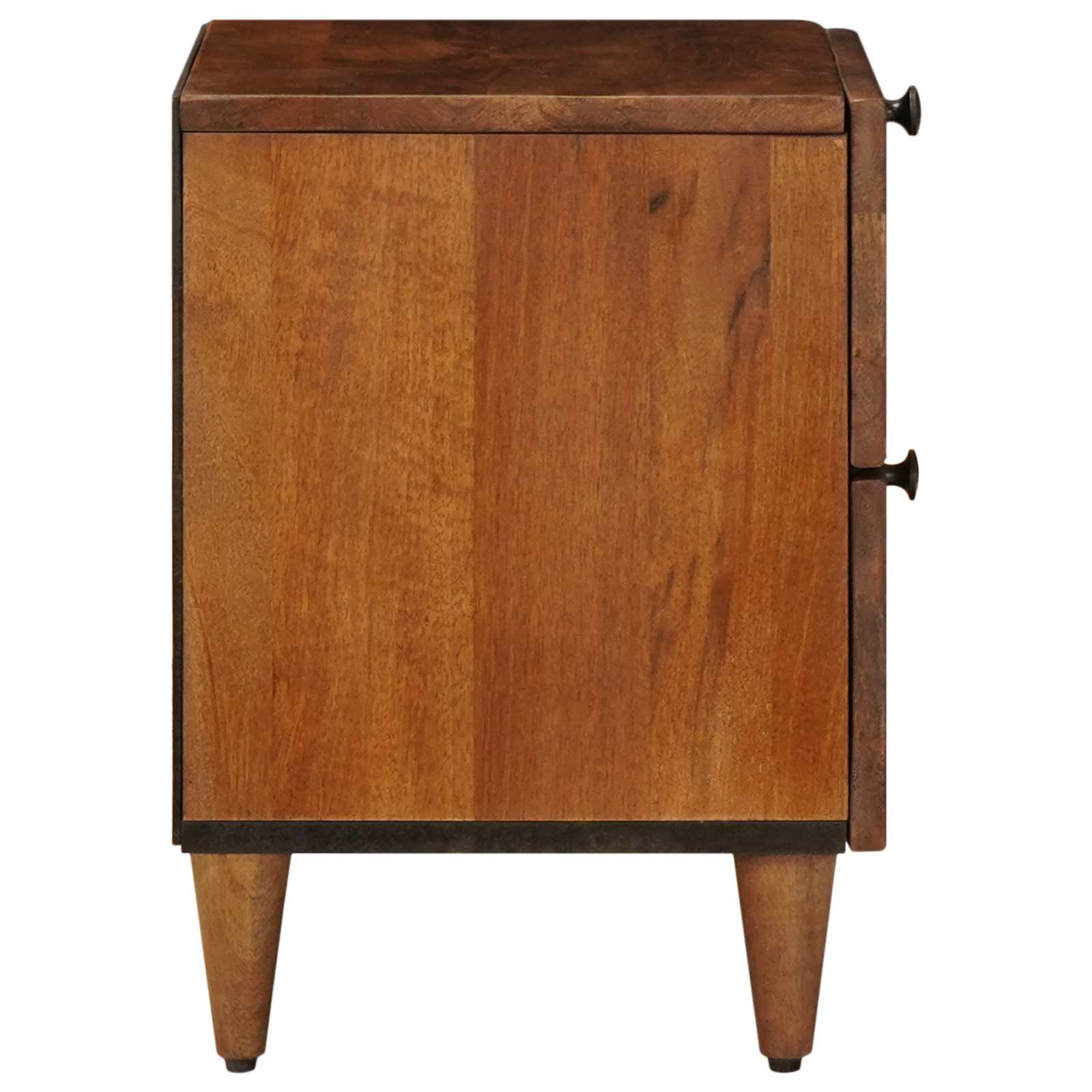 Cabinet de chevet avec tiroir 2 pcs Marron 40 x 33 x 46 cm - XIOS