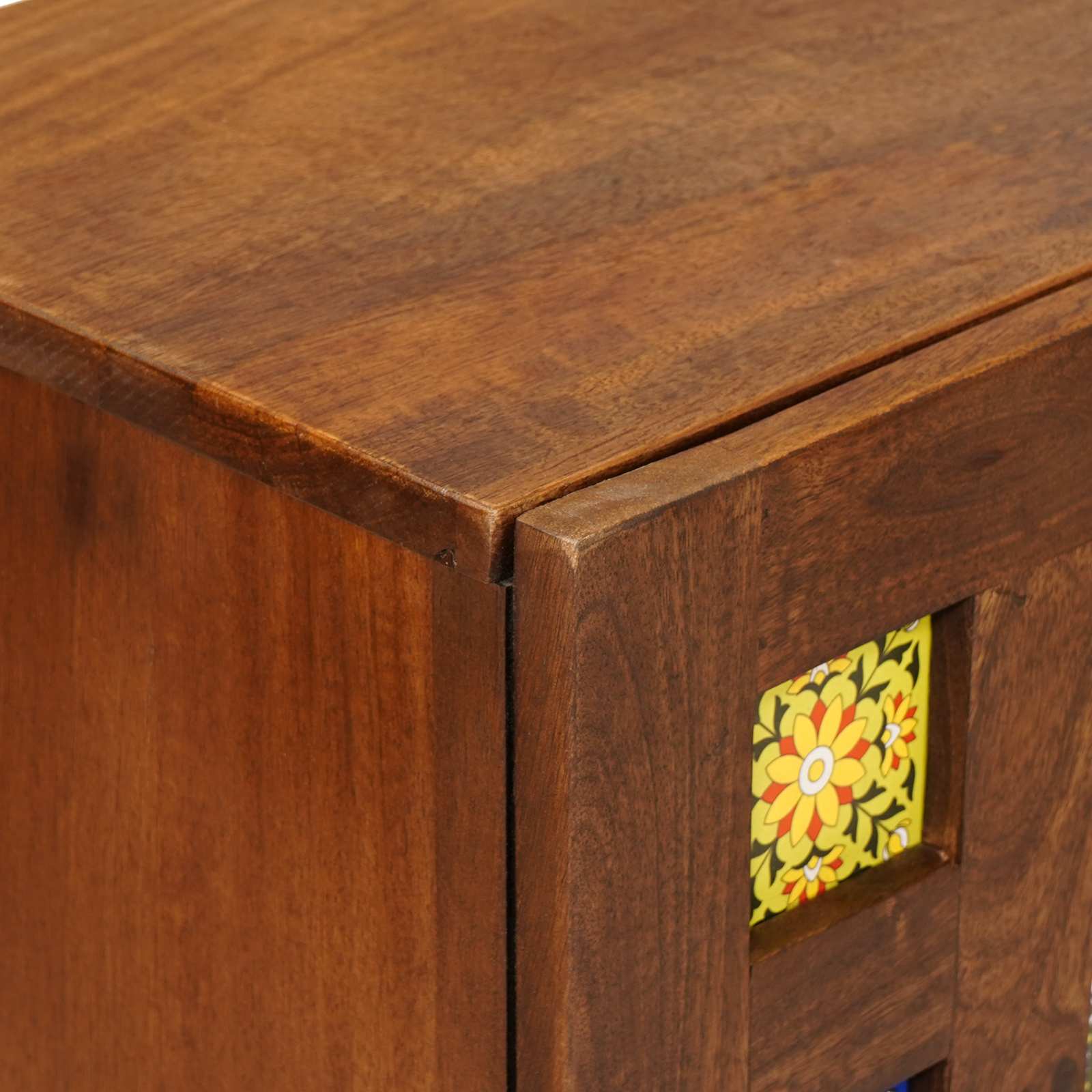 Buffet Noyer 60 x 33,5 x 75 cm Bois de mangue massif - XIOS