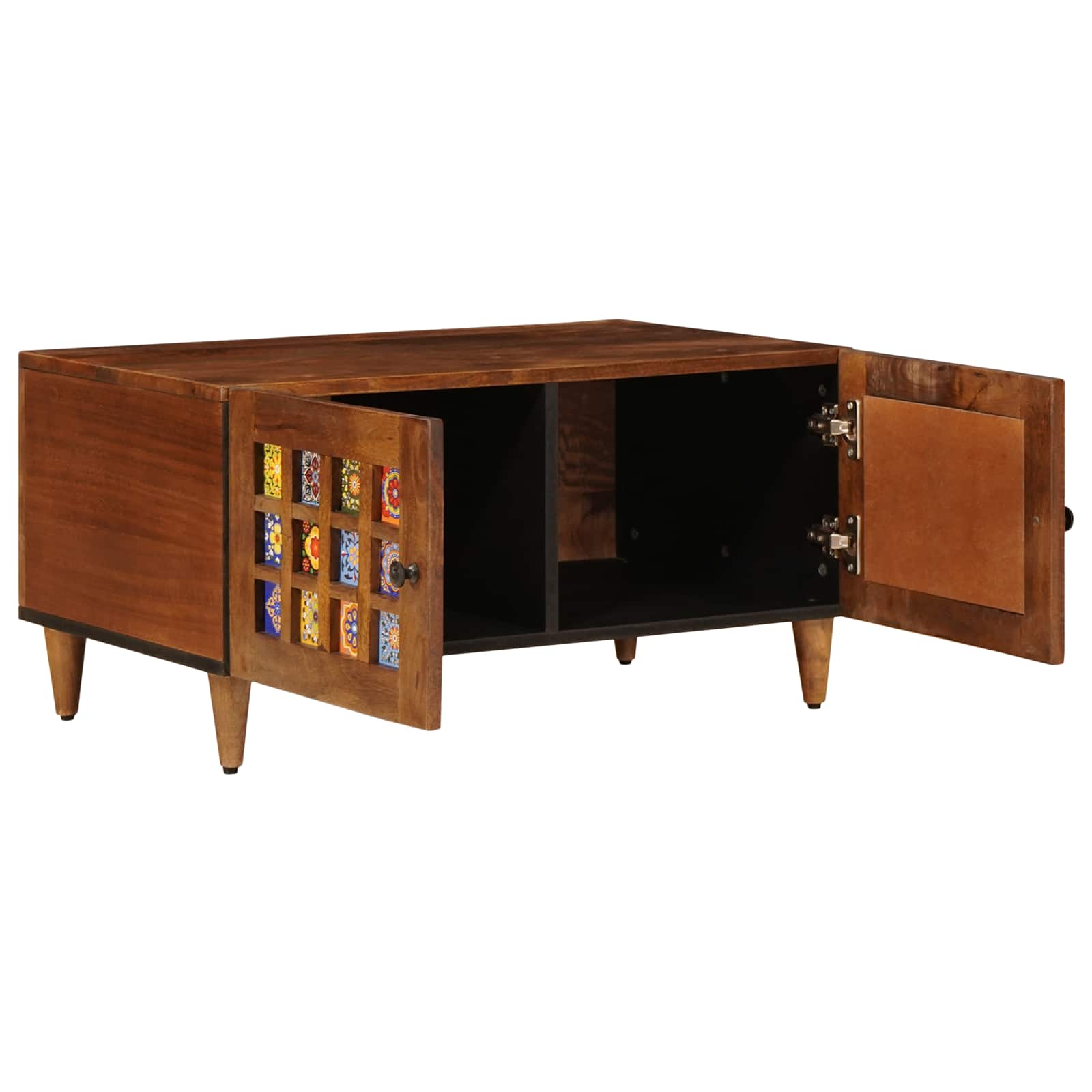 Table basse Marron 80 x 50 x 40 cm Bois de mangue massif - XIOS