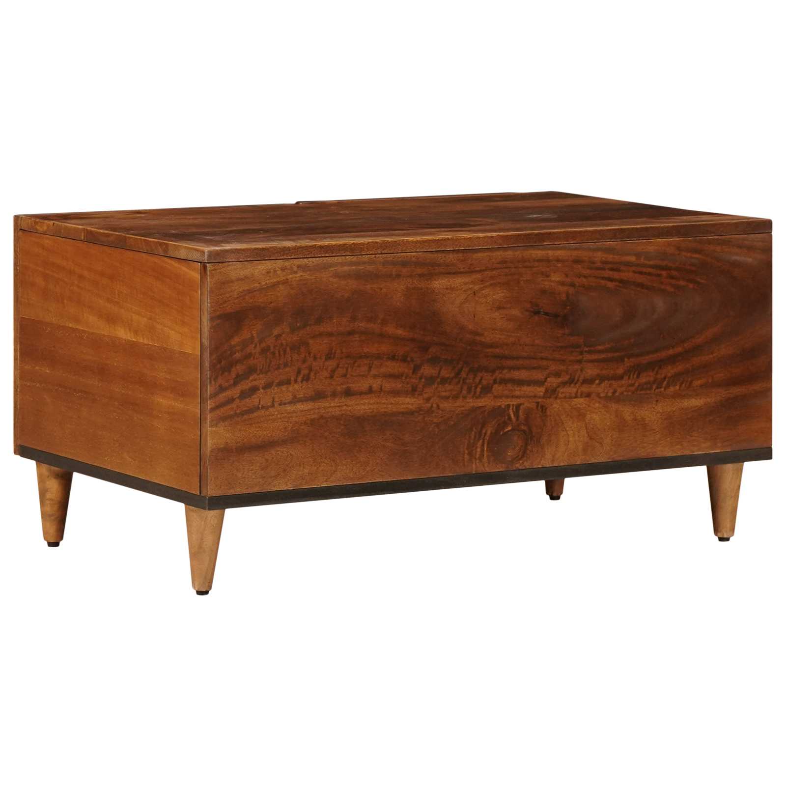 Table basse Marron 80 x 50 x 40 cm Bois de mangue massif - XIOS