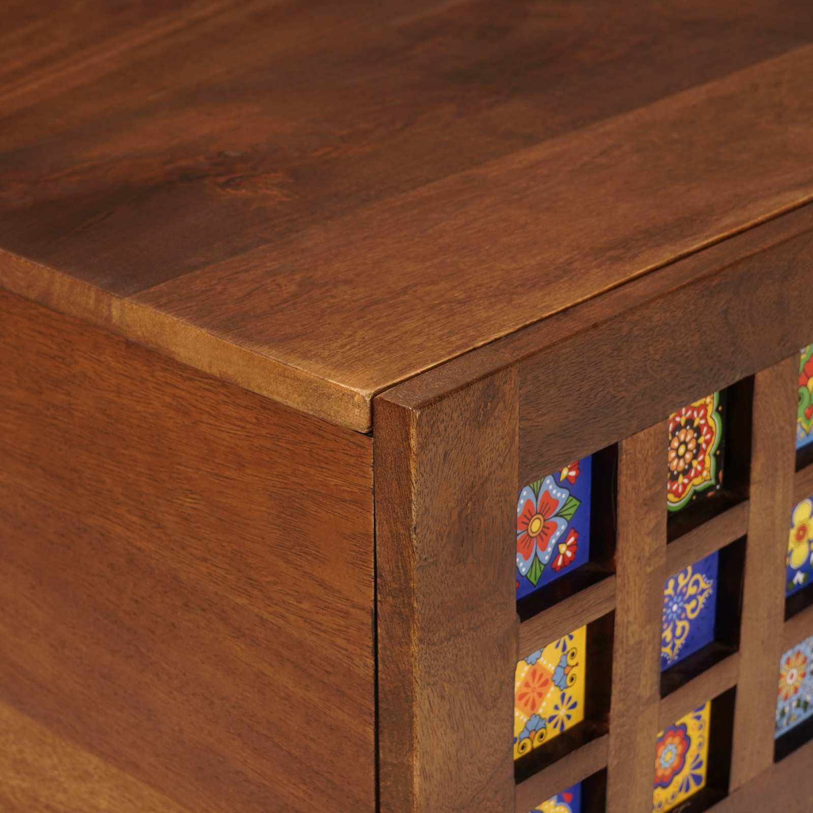 Table basse Marron 100 x 54 x 40 cm Bois de mangue massif - XIOS