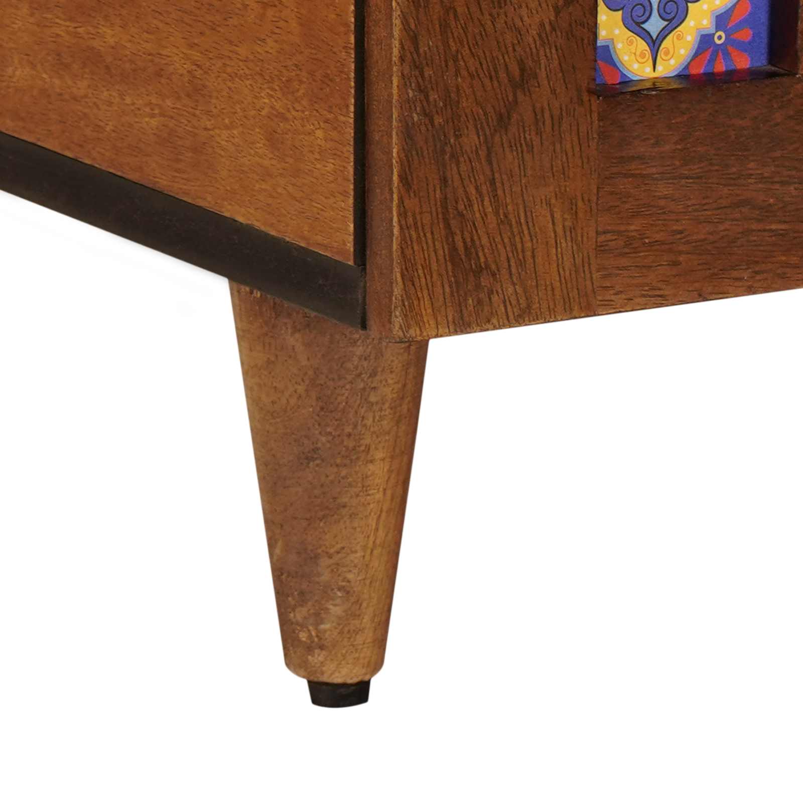 Table basse Marron 100 x 54 x 40 cm Bois de mangue massif - XIOS