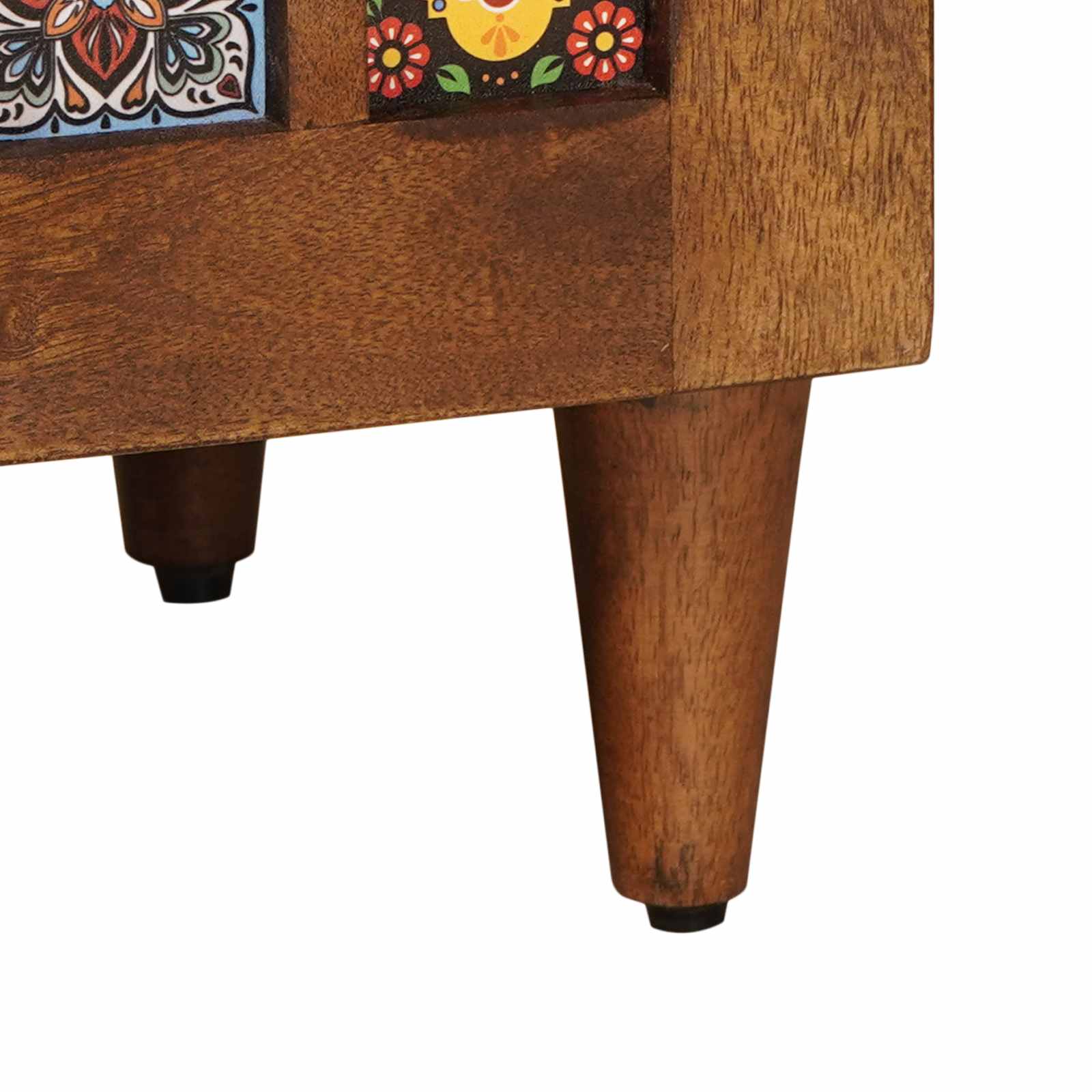 Buffet avec porte Noyer 60 x 33 x 75 cm Bois de mangue massif - XIOS