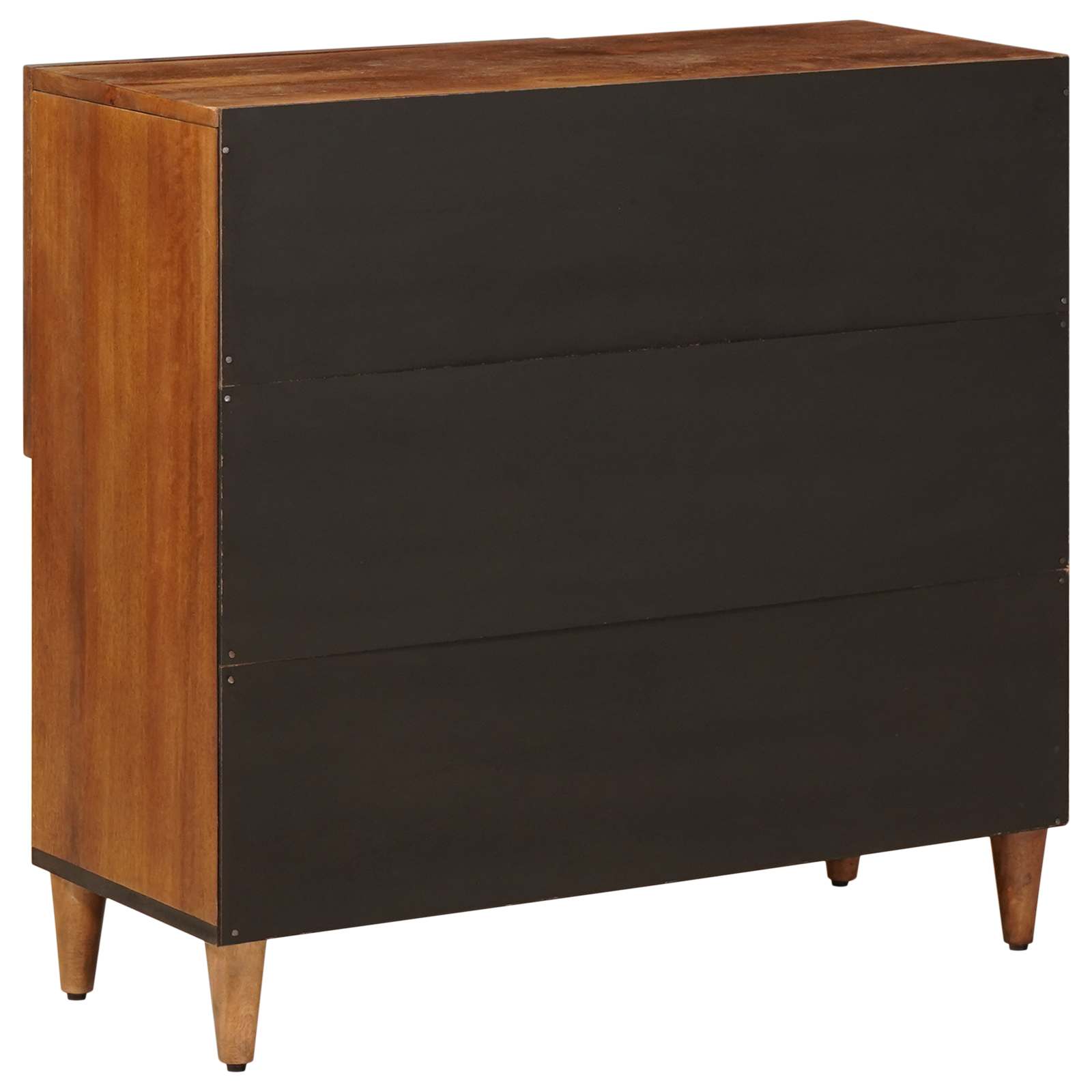 Buffet avec porte Noyer 80 x 33 x 75 cm Bois de mangue massif - XIOS