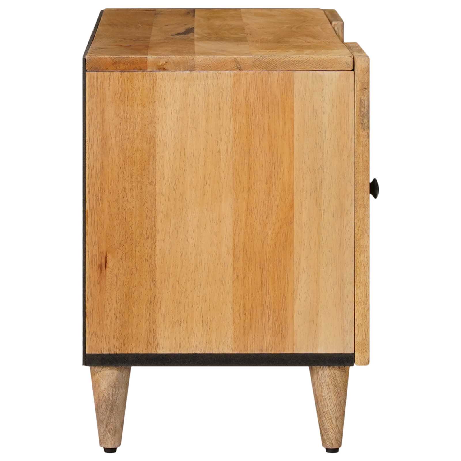 Meuble TV Naturel 105 x 33,5 x 46 cm Bois de mangue massif - XIOS